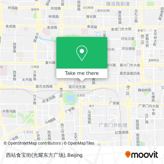 西站食宝街(光耀东方广场) map