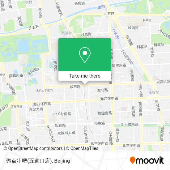 聚点串吧(五道口店) map