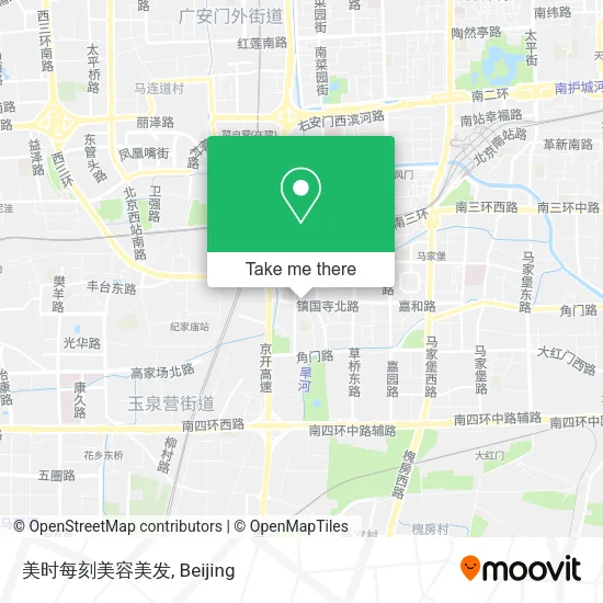美时每刻美容美发 map