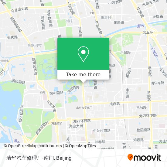 清华汽车修理厂-南门 map
