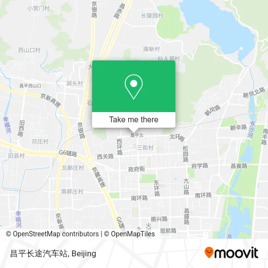 昌平长途汽车站 map