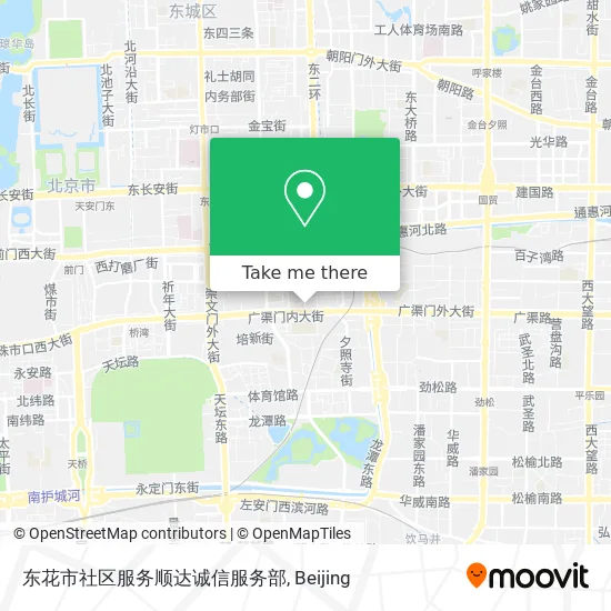 东花市社区服务顺达诚信服务部 map