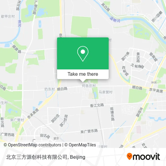 北京三方源创科技有限公司 map