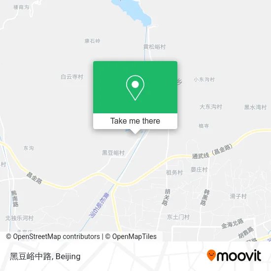 黑豆峪中路 map