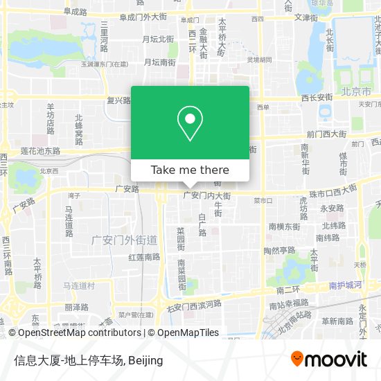 信息大厦-地上停车场 map