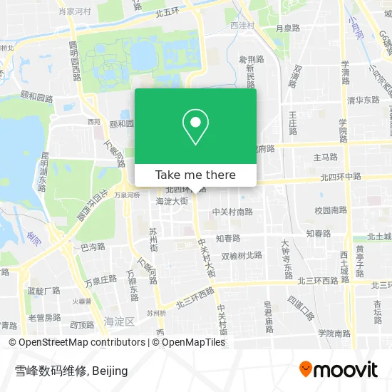 雪峰数码维修 map