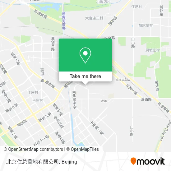 北京住总置地有限公司 map