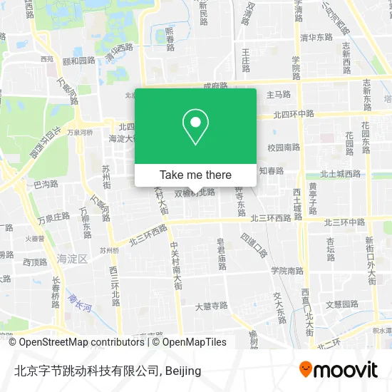 北京字节跳动科技有限公司 map