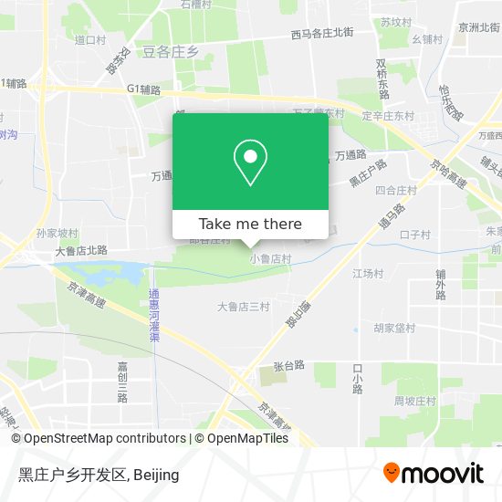 黑庄户乡开发区 map