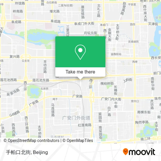 手帕口北街 map