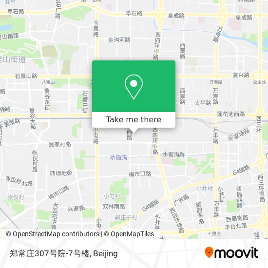 郑常庄307号院-7号楼 map