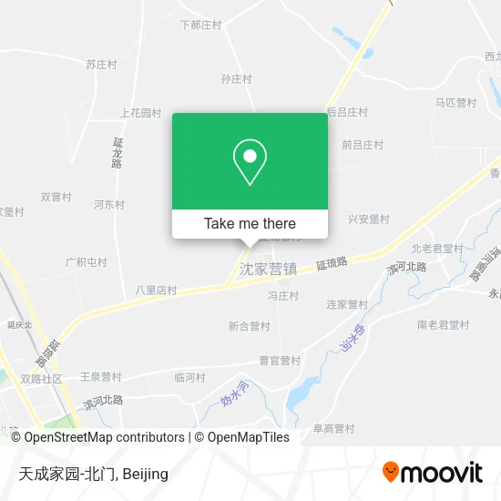 天成家园-北门 map