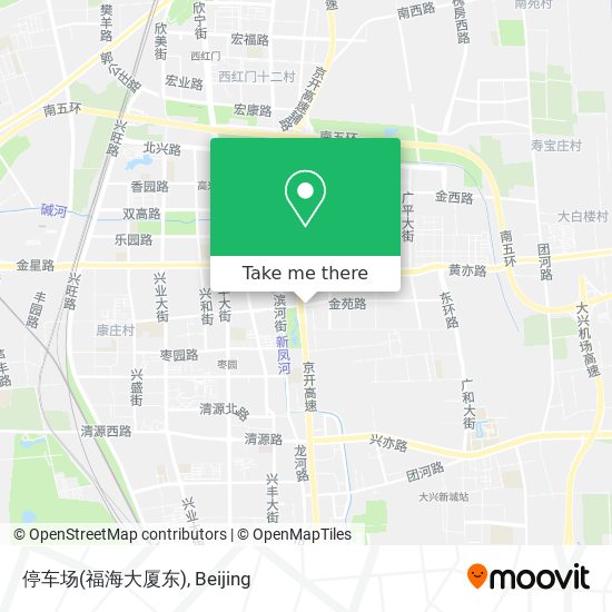 停车场(福海大厦东) map