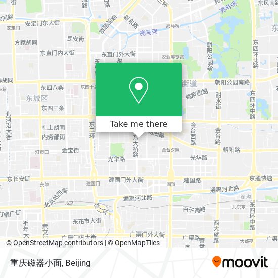 重庆磁器小面 map