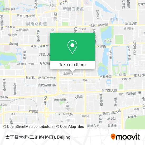 太平桥大街/二龙路(路口) map