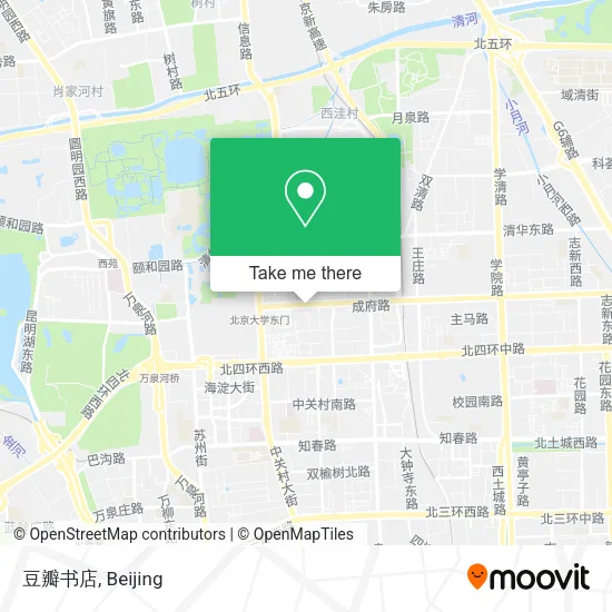 豆瓣书店 map