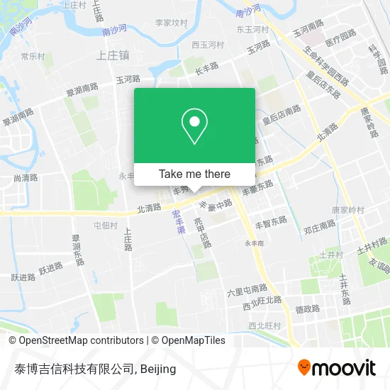 泰博吉信科技有限公司 map