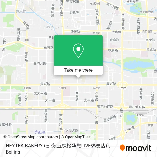 HEYTEA BAKERY (喜茶(五棵松华熙LIVE热麦店)) map