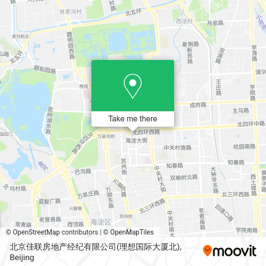 北京佳联房地产经纪有限公司(理想国际大厦北) map