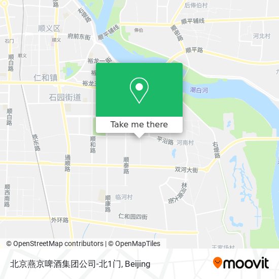 北京燕京啤酒集团公司-北1门 map