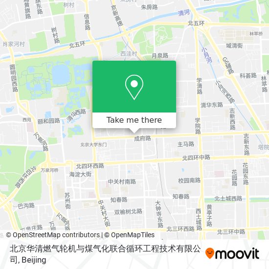 北京华清燃气轮机与煤气化联合循环工程技术有限公司 map
