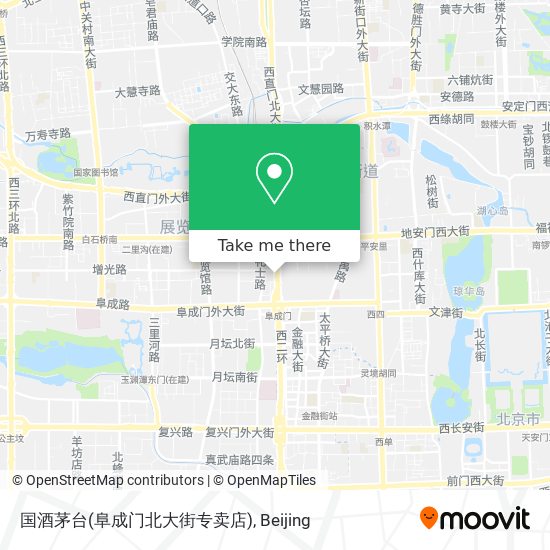 国酒茅台(阜成门北大街专卖店) map