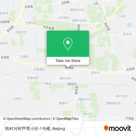 韩村河村芦苇小区-1号楼 map