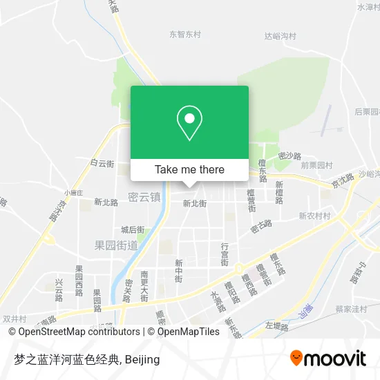梦之蓝洋河蓝色经典 map