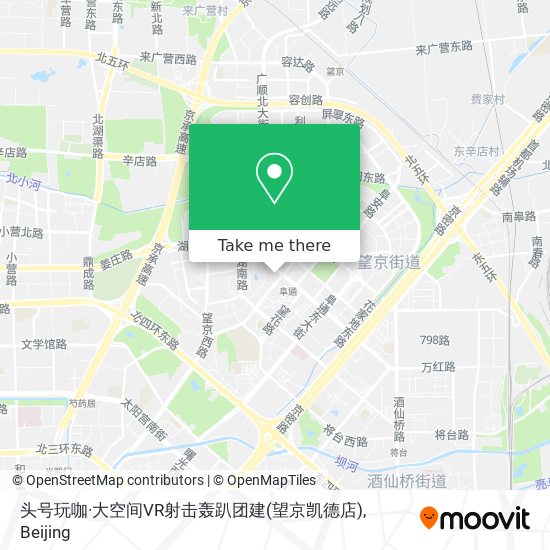 头号玩咖·大空间VR射击轰趴团建(望京凯德店) map