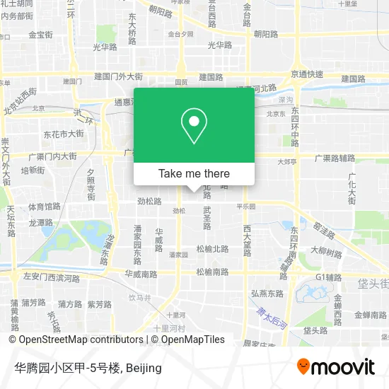 华腾园小区甲-5号楼 map