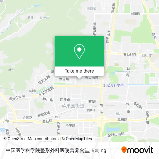 中国医学科学院整形外科医院营养食堂 map