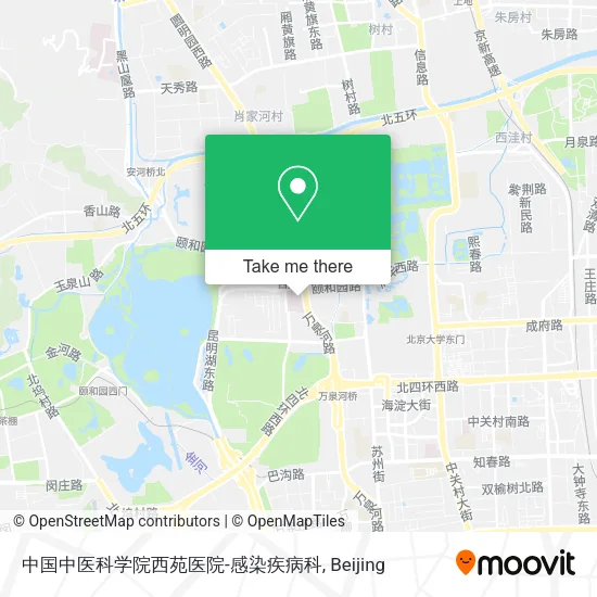 中国中医科学院西苑医院-感染疾病科 map