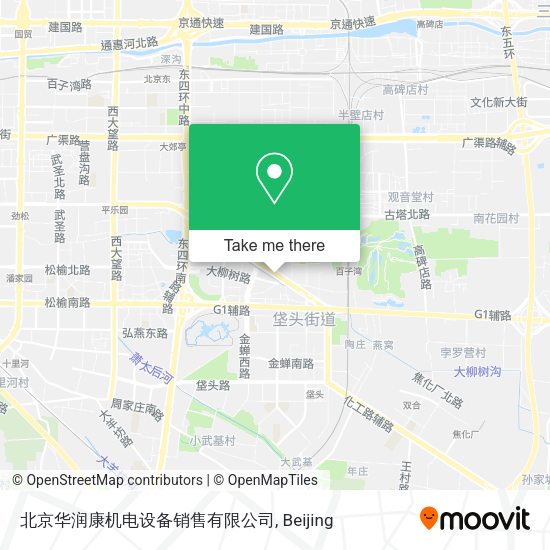 北京华润康机电设备销售有限公司 map