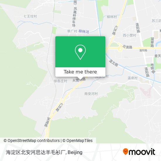 海淀区北安河思达羊毛衫厂 map