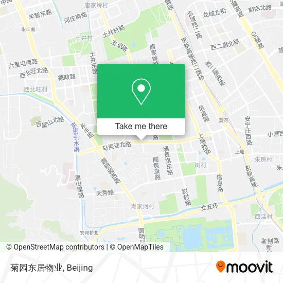 菊园东居物业 map