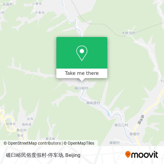 碓臼峪民俗度假村-停车场 map