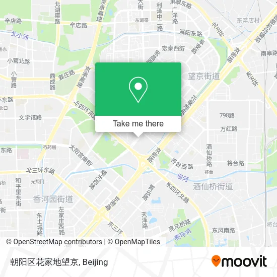 朝阳区花家地望京 map