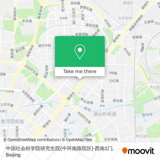 中国社会科学院研究生院(中环南路院区)-西南2门 map