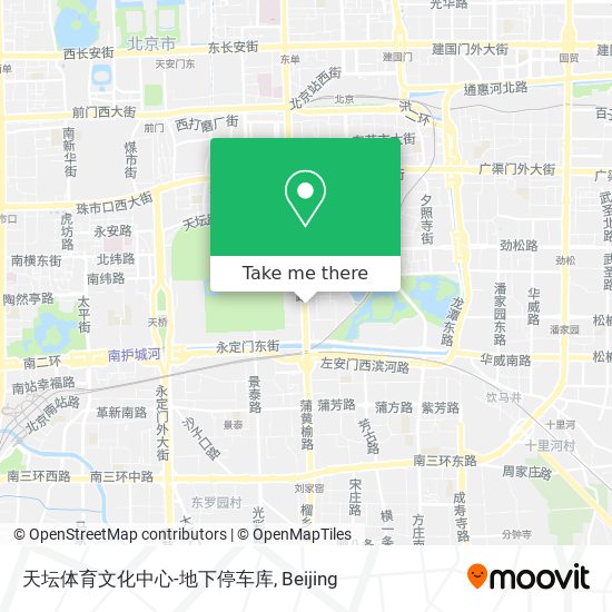 天坛体育文化中心-地下停车库 map