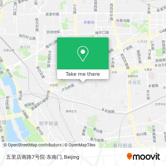 五里店南路7号院-东南门 map