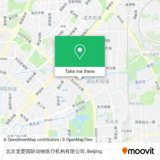 北京宠爱国际动物医疗机构有限公司 map