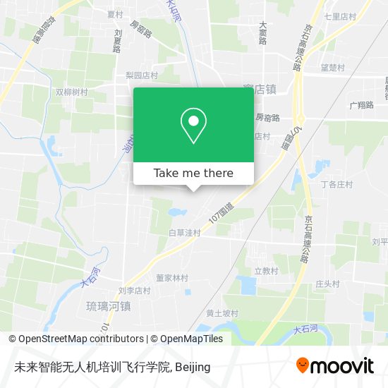 未来智能无人机培训飞行学院 map