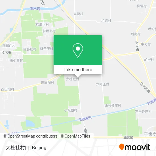 大杜社村口 map