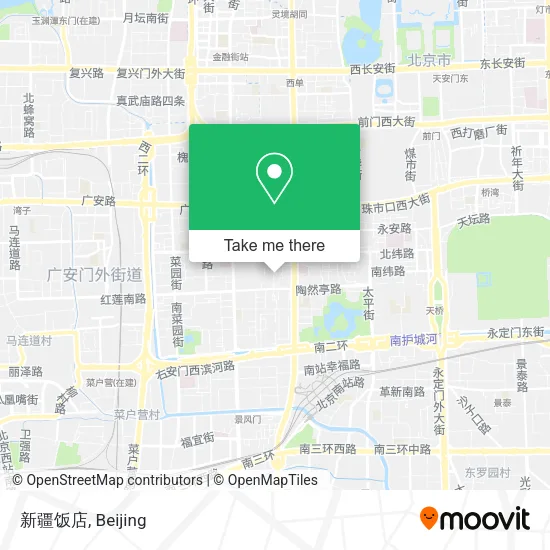 新疆饭店 map