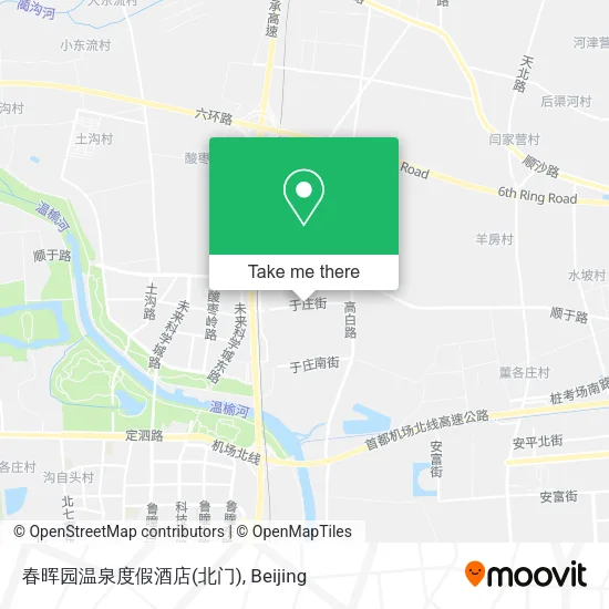 春晖园温泉度假酒店(北门) map