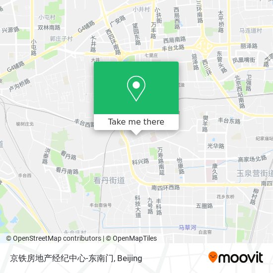 京铁房地产经纪中心-东南门 map