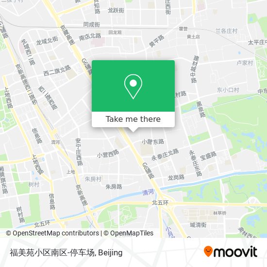 福美苑小区南区-停车场 map