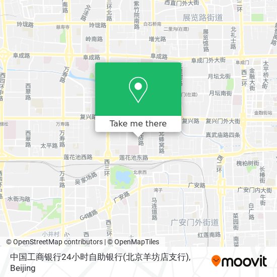 中国工商银行24小时自助银行(北京羊坊店支行) map