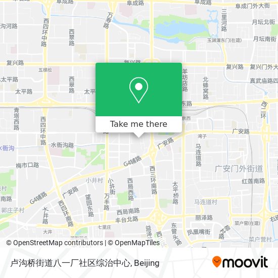 卢沟桥街道八一厂社区综治中心 map