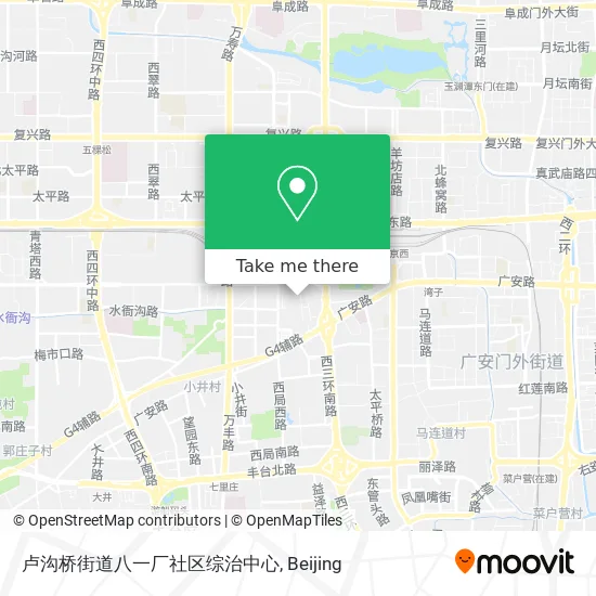 卢沟桥街道八一厂社区综治中心 map